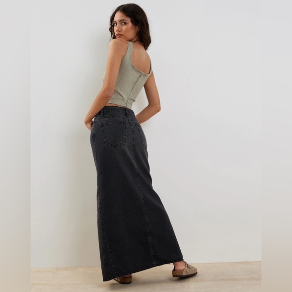 NWT Motel Rocks Kye Corset Top In Ash Grey - Picture 4 of 8